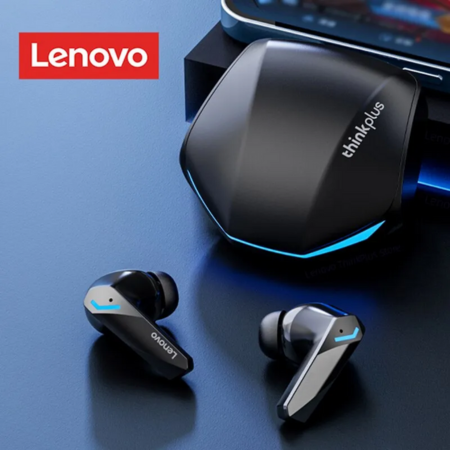 Fones de Ouvido Esportivos Sem Fio Lenovo GM2 Pro Bluetooth 5.3, com Baixa Latência, Modo Duplo de Música, Novos Headphones Intra-auriculares para Jogos