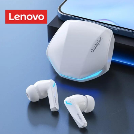 Fones de Ouvido Esportivos Sem Fio Lenovo GM2 Pro Bluetooth 5.3, com Baixa Latência, Modo Duplo de Música, Novos Headphones Intra-auriculares para Jogos